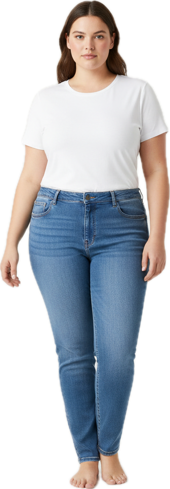 Plus-size female bodytype