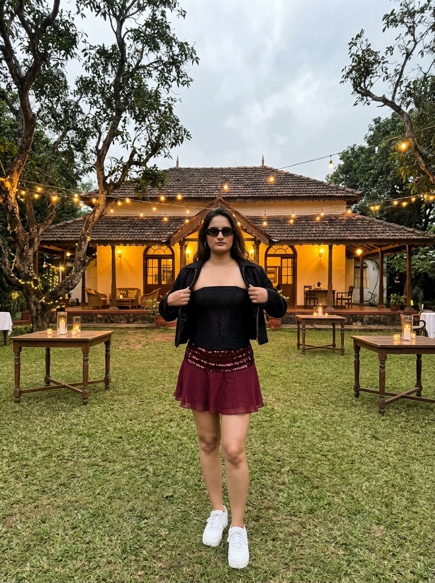 Curated night-out look